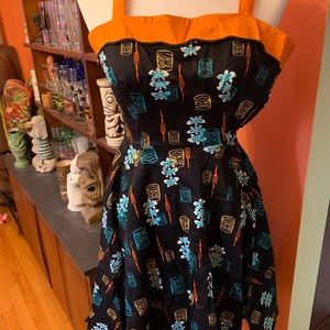 Pinup Girl Clothing Tiki Dress. Size XSmall.